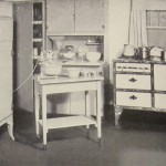 1932 kitchen -- "The World's Modern Cook Book."