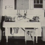 1932 kitchen sink -- "The World's Modern Cook Book."
