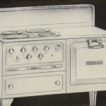 1932 stove -- "The World's Modern Cook Book."