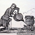 Early 1300s blowing on fire
