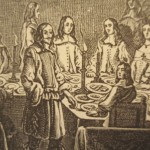 1660 banquet at Whitehall detail