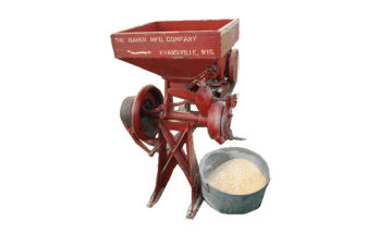 cornmeal grinder, steam-powered.