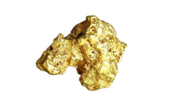 a raw gold nugget.