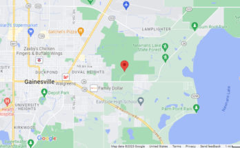 Google map of Morningside Nature Center location.