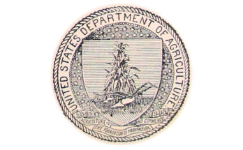 US Department of Agriculture symbol, 1916.