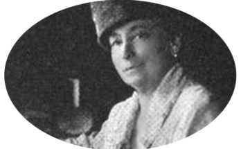 Mrs. Rose Knox, photographic portrait in black and white.