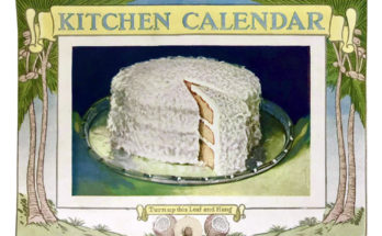 1928 Kitchen Calendar.