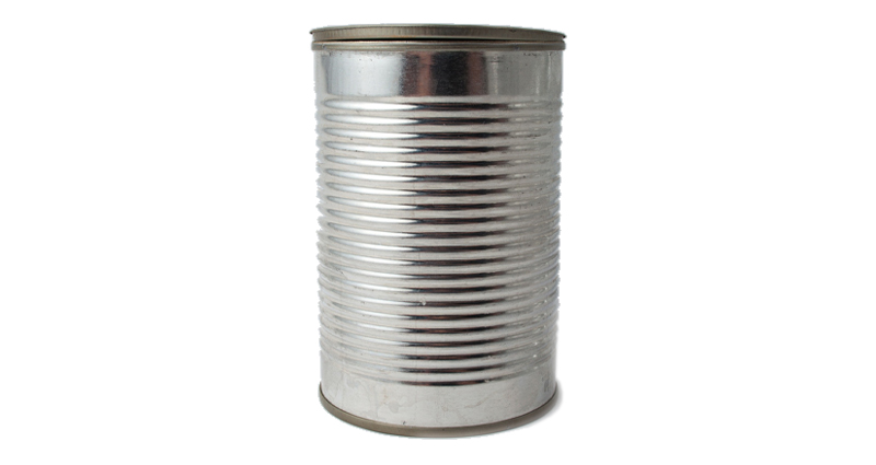TIN CAN for food.