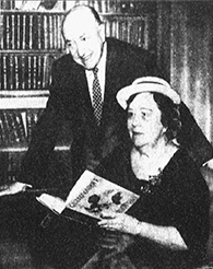 The last photo of The Singing Chef, Charles Premmac and Ida Bailey Allen in a newspaper.