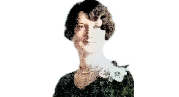 Clara Alden Spence portrait, circa 1930.